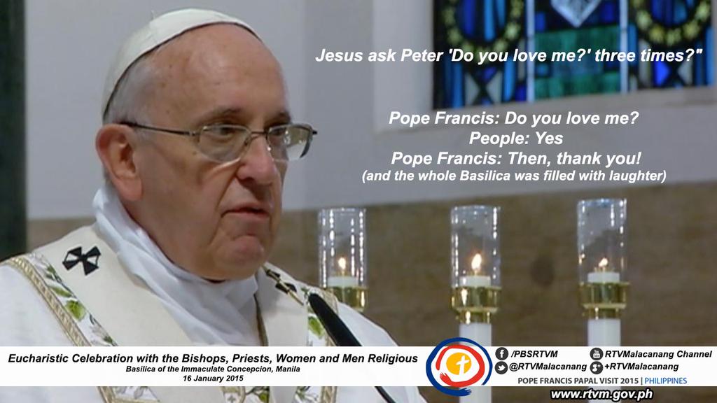 FULL TEXT: Pope Francis Homily During The Holy Mass In Manila Cathedral ...